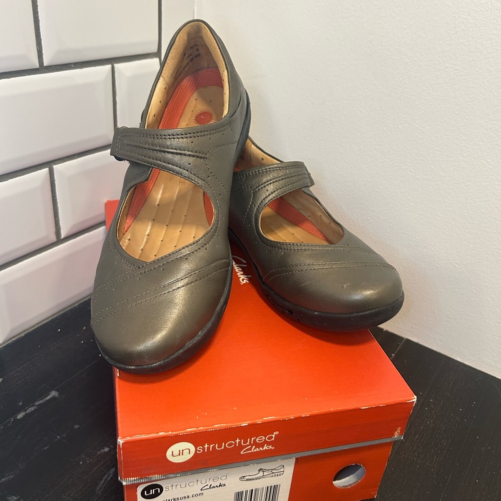 Clark’s Unstructured Women's Mary Jane Shoes - Graphite
